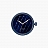 Циферблат O clock Matelasse Темно-синій