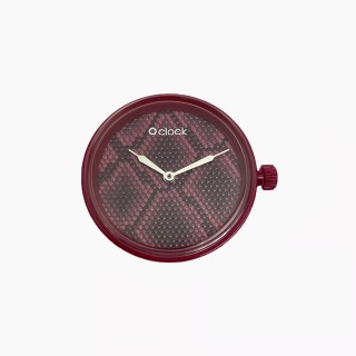 Циферблат O clock Snake metal Сангрія