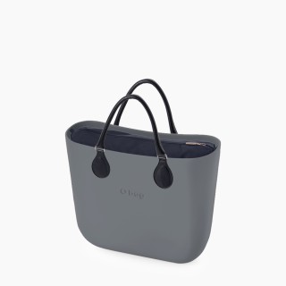 O bag Classic Сіра з короткими ручками tubular