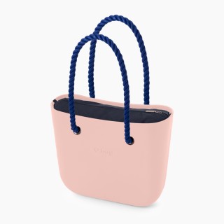 O bag Classic Рожевий дим з довгими ручками-канатами