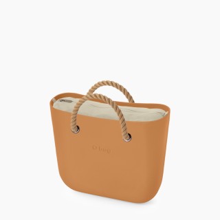 O bag Classic Бісквіт з короткими ручками-канатами