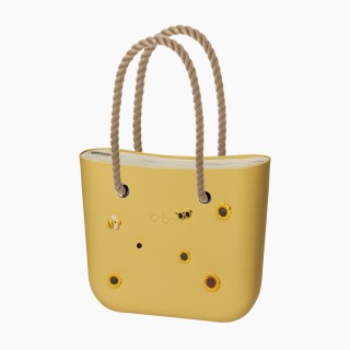 O bag Classic o charms Карі з довгими ручками-канатами