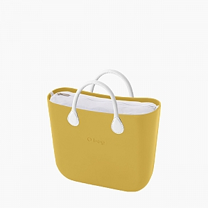 Жіноча сумка O bag classic | корпус карі, підкладка текстиль, короткі ручки