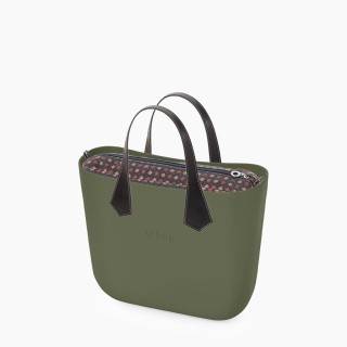 O bag Classic Мілітарі геометрія твід