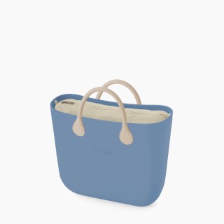 O bag Classic Синя з короткими ручками