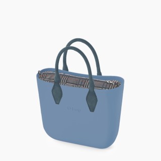 O bag Classic Синя шотландська клітинка