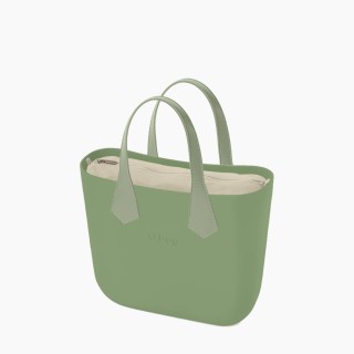 O bag Classic Матча з короткими плоскими ручками
