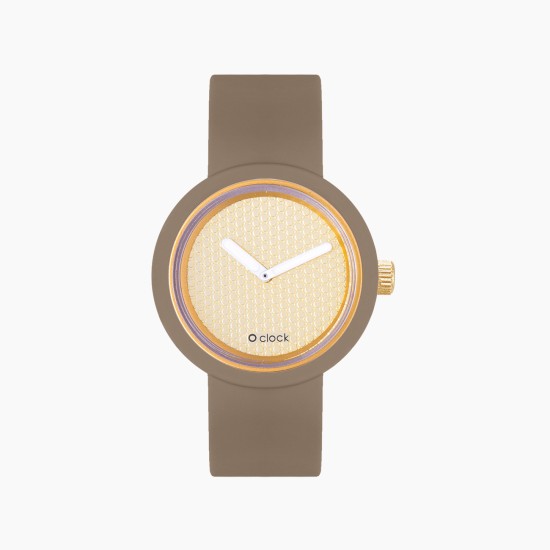 O clock | ремінець рок, циферблат Pave золото