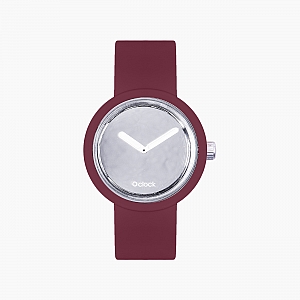 O clock | ремінець пурпурний, циферблат Mirror дзеркальний