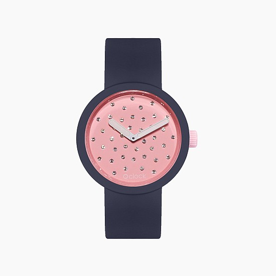 O clock | ремінець океан, циферблат Crystal пудра O clock | ремінець океан, циферблат Crystal пудра