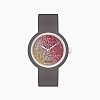 O clock | ремінець графіт, циферблат Glitter Bicolor Цедра / Корал O clock | ремінець графіт, циферблат Glitter Bicolor Цедра / Корал