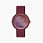 O clock | ремінець пурпурний, циферблат Glitter Bicolor смородина / амарант