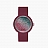 O clock | ремінець пурпурний, циферблат Glitter Bicolor амарант / петрол