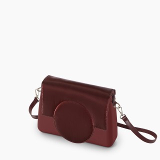 O bag Glam Бордо, ремінець