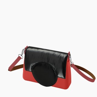 O bag Glam Червона, ремінець