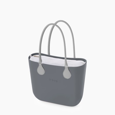 O bag Mini Сіра з довгими ручками tubular O bag Mini Сіра з довгими ручками tubular