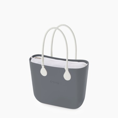 O bag Mini Сіра з довгими ручками tubular O bag Mini Сіра з довгими ручками tubular
