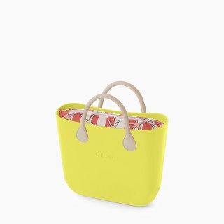 O bag Mini Лайм смужки