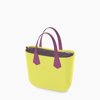 O bag Mini Лайм клітинка фланель