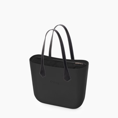 O bag Mini Чорна з довгими плоскими ручками O bag Mini Чорна з довгими плоскими ручками