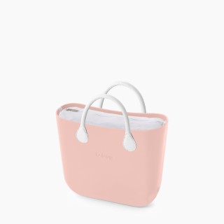 O bag Mini Рожевий дим з короткими ручками