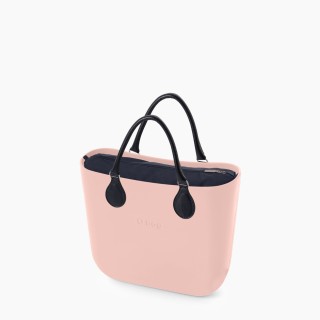 O bag Mini Рожевий дим з короткими ручками tubular