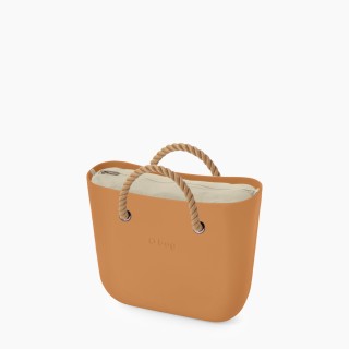 O bag Mini Бісквіт з короткими ручками-канатами