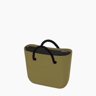 O bag Mini Мох з короткими ручками-канатами