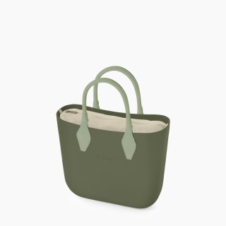 O bag Mini Мілітарі з короткими ручками ромб