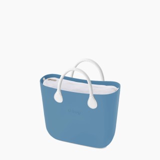 O bag Mini Синя з короткими ручками