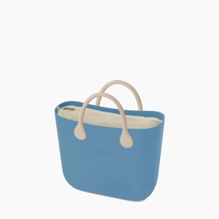 O bag Mini Синя з короткими ручками