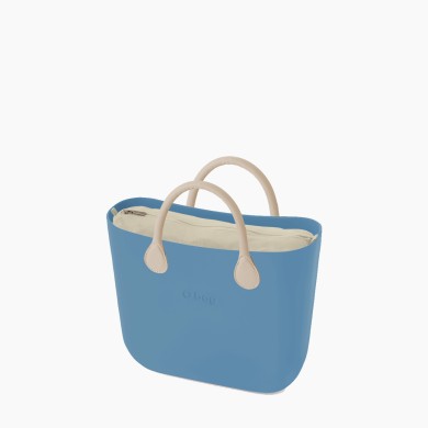 O bag Mini Синя з короткими ручками