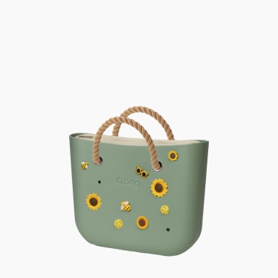 O bag Mini o charms Матча з короткими ручками-канатами