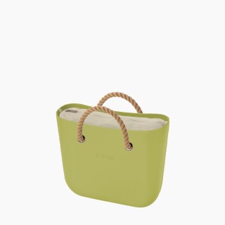 O bag Mini Авокадо з короткими ручками-канатами