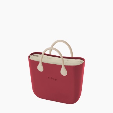 O bag Mini Вишня з короткими ручками