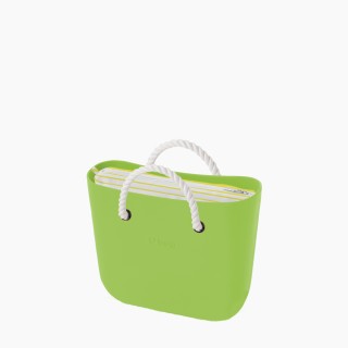 O bag Mini Зелена смужки