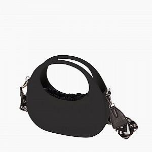 Жіноча сумка O bag Oblo | корпус чорний, підкладка, ремінець
