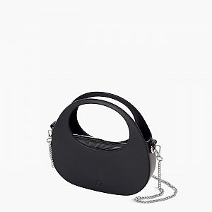 Жіноча сумка O bag Oblo | корпус чорний, підкладка, ланцюжок