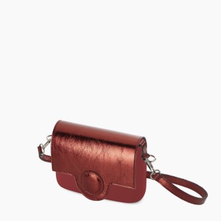 O Pocket Багряно-червона, ремінець