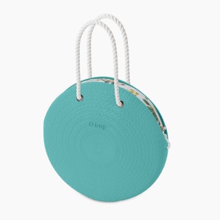 O bag twist mini Блакитна лагуна "цитрус"