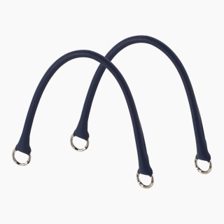 Короткі ручки O bag doc сафіано Темно-синій