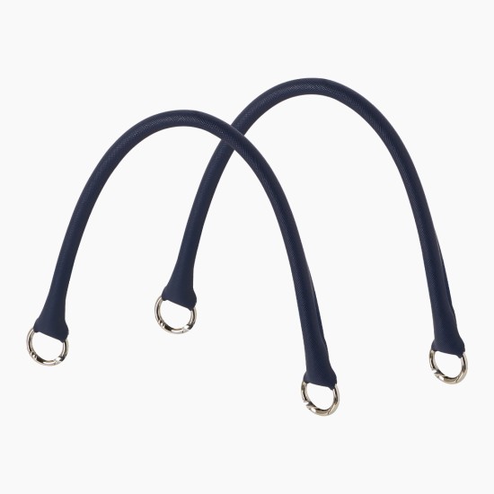 Короткі ручки O bag doc сафіано Темно-синій