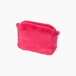 Підкладка O bag glam екохутро Фуксія флуо