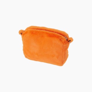 Підкладка O bag glam екохутро Помаранчевий флуо