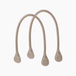 Довгі ручки екошкіра Бежево-сірий