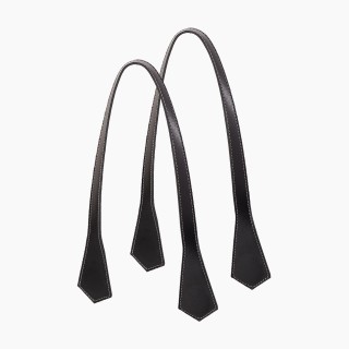 Довгі ручки плоскі Чорний