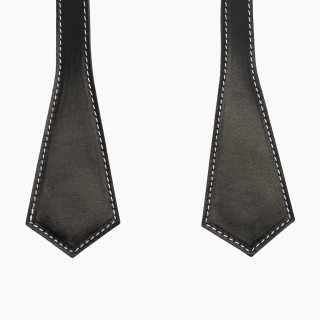 Довгі ручки плоскі Чорний