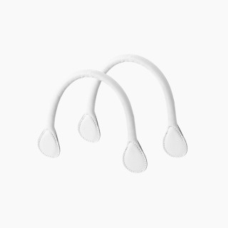 Короткі ручки екошкіра Білий