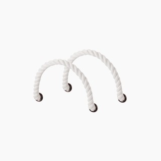 Короткі ручки-канати Білий