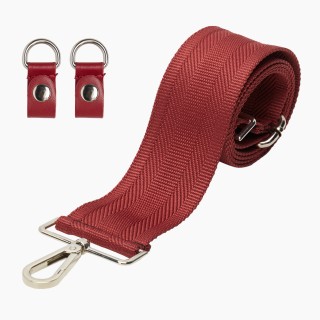 Ремінець з кліпсами регульований Бордо
